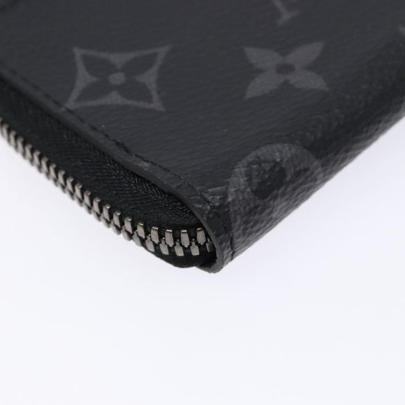 LOUIS VUITTON Monogram Eclipse Porte monnaie Jour Coin Purse M63536 Auth 139056