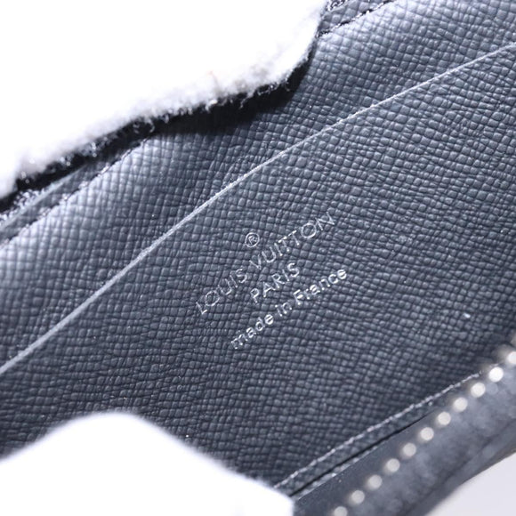 LOUIS VUITTON Monogram Eclipse Porte monnaie Jour Coin Purse M63536 Auth 139056