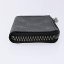 LOUIS VUITTON Monogram Eclipse Porte monnaie Jour Coin Purse M63536 Auth 139056-3