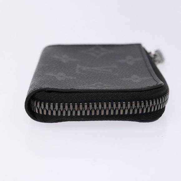 LOUIS VUITTON Monogram Eclipse Porte monnaie Jour Coin Purse M63536 Auth 139056