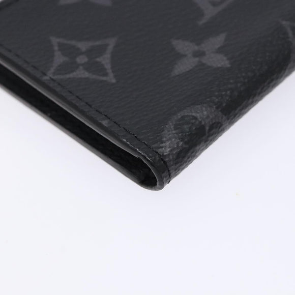 LOUIS VUITTON Monogram Eclipse Porte monnaie Jour Coin Purse M63536 Auth 139056