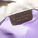 BVLGARI Logo Mania Tote Bag Canvas Beige Silver Auth 139062-17