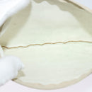 BVLGARI Logo Mania Tote Bag Canvas Beige Silver Auth 139062-22