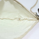 BVLGARI Logo Mania Tote Bag Canvas Beige Silver Auth 139062-23