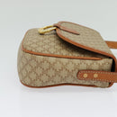 CELINE Macadam Canvas Shoulder Bag PVC Beige Gold Auth 139068-5