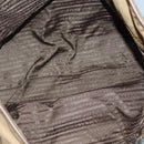 PRADA Tote Bag Nylon Brown Silver Auth 139072-10