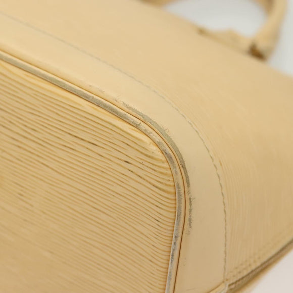 LOUIS VUITTON Epi Alma Hand Bag Vanilla M5214A LV Auth 139075