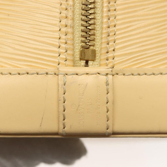 LOUIS VUITTON Epi Alma Hand Bag Vanilla M5214A LV Auth 139075