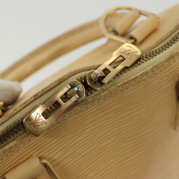 LOUIS VUITTON Epi Alma Handtasche Vanilla M5214A LV Auth 139075