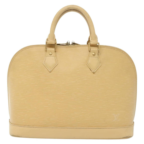 LOUIS VUITTON Epi Alma Hand Bag Vanilla M5214A LV Auth 139075