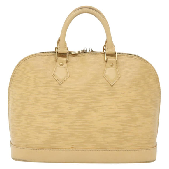 LOUIS VUITTON Epi Alma Hand Bag Vanilla M5214A LV Auth 139075