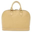 LOUIS VUITTON Epi Alma Handtasche Vanilla M5214A LV Auth 139075-2