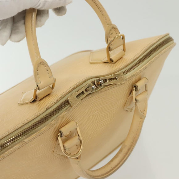 LOUIS VUITTON Epi Alma Handtasche Vanilla M5214A LV Auth 139075