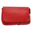 LOUIS VUITTON Parnasea Esan Ciel Shoulder Bag Leather Red M94448 LV Auth 139078-1