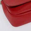 LOUIS VUITTON Parnasea Esan Ciel Shoulder Bag Leather Red M94448 LV Auth 139078-10
