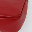 LOUIS VUITTON Parnasea Esan Ciel Shoulder Bag Leather Red M94448 LV Auth 139078-13