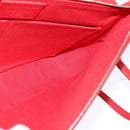 LOUIS VUITTON Parnasea Esan Ciel Shoulder Bag Leather Red M94448 LV Auth 139078-19