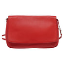 LOUIS VUITTON Parnasea Esan Ciel Shoulder Bag Leather Red M94448 LV Auth 139078-2