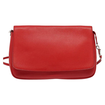 LOUIS VUITTON Parnasea Esan Ciel Shoulder Bag Leather Red M94448 LV Auth 139078 - 0