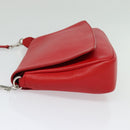 LOUIS VUITTON Parnasea Esan Ciel Shoulder Bag Leather Red M94448 LV Auth 139078-4