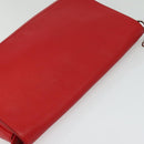 LOUIS VUITTON Parnasea Esan Ciel Shoulder Bag Leather Red M94448 LV Auth 139078-6