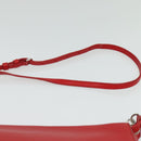 LOUIS VUITTON Parnasea Esan Ciel Shoulder Bag Leather Red M94448 LV Auth 139078-8