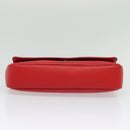 LOUIS VUITTON Parnasea Esan Ciel Shoulder Bag Leather Red M94448 LV Auth 139078-9
