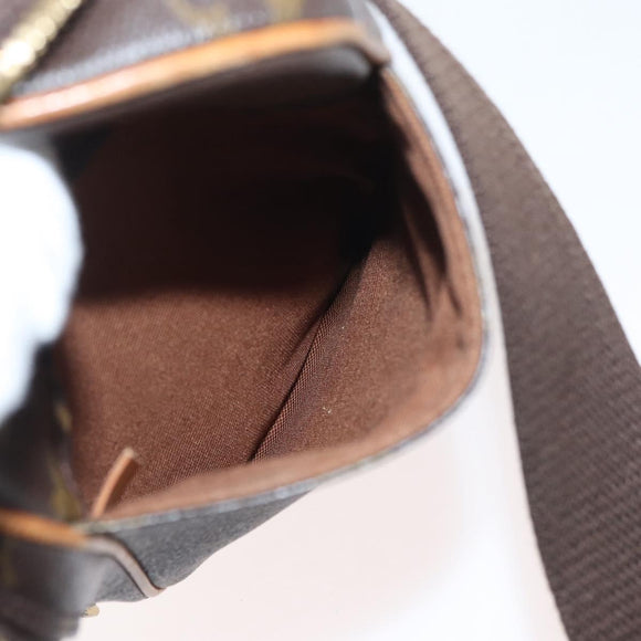 LOUIS VUITTON Monogram Pochette Gange Umhängetasche M51870 LV Auth 139079