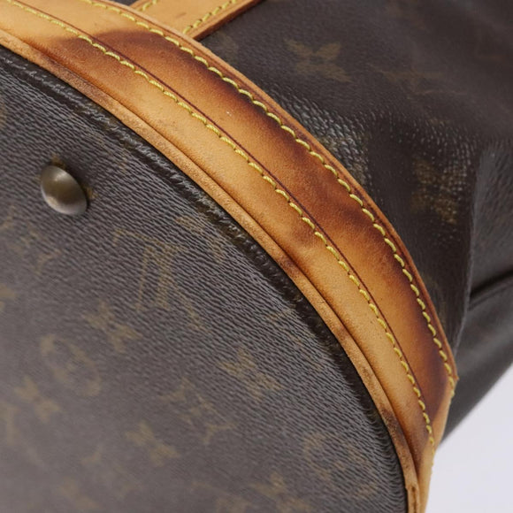 LOUIS VUITTON Monogram Bucket GM Shoulder Bag M42236 LV Auth 139086