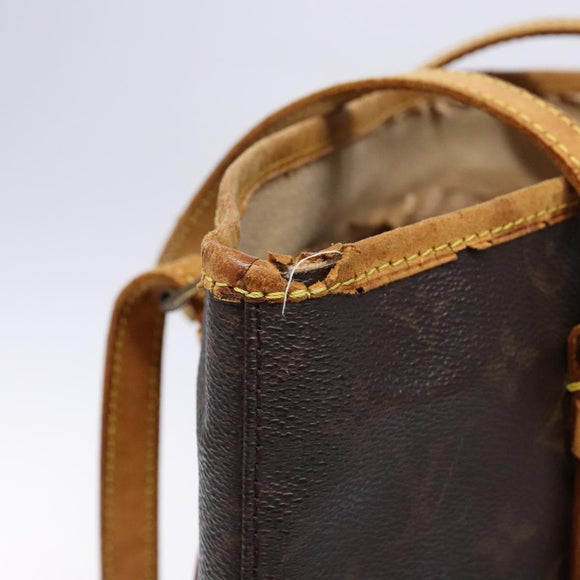 LOUIS VUITTON Monogram Bucket GM Shoulder Bag M42236 LV Auth 139086