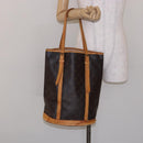 LOUIS VUITTON Monogram Bucket GM Shoulder Bag M42236 LV Auth 139086-23