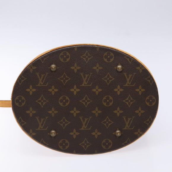 LOUIS VUITTON Monogram Bucket GM Shoulder Bag M42236 LV Auth 139086