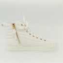 LOUIS VUITTON Stellar Tyne High Top Sneakers Leather White LV Auth 139090-22