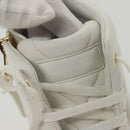 LOUIS VUITTON Stellar Tyne High Top Sneakers Leather White LV Auth 139090-33