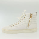 LOUIS VUITTON Stellar Tyne High Top Sneakers Leather White LV Auth 139090-5