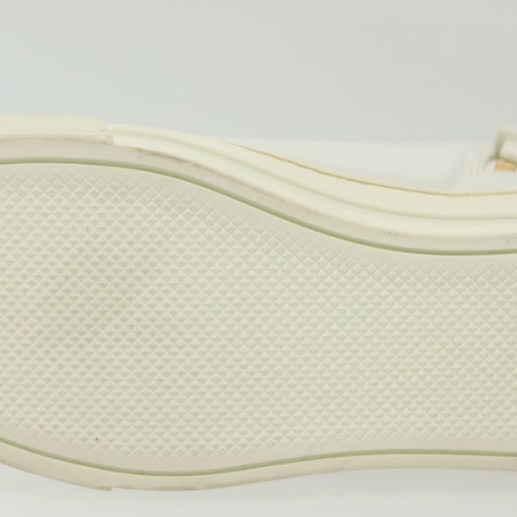 LOUIS VUITTON Stellar Tyne High Top Sneakers Leather White LV Auth 139090