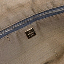 FENDI Zucca Canvas Vanity Pouch Black Brown Auth 139093-19