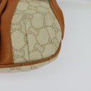 GUCCI GG Plus Supreme Shoulder Bag PVC Beige Gold Auth 139096-11