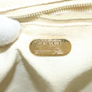 GUCCI GG Plus Supreme Shoulder Bag PVC Beige Gold Auth 139096-16