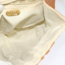 GUCCI GG Plus Supreme Shoulder Bag PVC Beige Gold Auth 139096-18