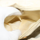 GUCCI GG Plus Supreme Shoulder Bag PVC Beige Gold Auth 139096-20