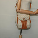 GUCCI GG Plus Supreme Shoulder Bag PVC Beige Gold Auth 139096-21