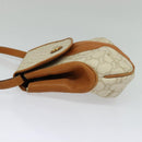 GUCCI GG Plus Supreme Shoulder Bag PVC Beige Gold Auth 139096-4