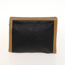 GUCCI GG Canvas Web Sherry Line Bag Leather 2Set Beige Black Auth 139097-12