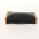 GUCCI GG Canvas Web Sherry Line Bag Leather 2Set Beige Black Auth 139097-15