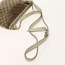 GUCCI GG Canvas Web Sherry Line Bag Leather 2Set Beige Black Auth 139097-5