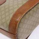 CELINE Macadam Canvas Tote Bag Beige Gold Auth 139102-16