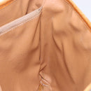 CELINE Macadam Canvas Tote Bag Beige Gold Auth 139102-19