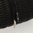 Salvatore Ferragamo Hand Bag Raffia Brown Auth 139103-14