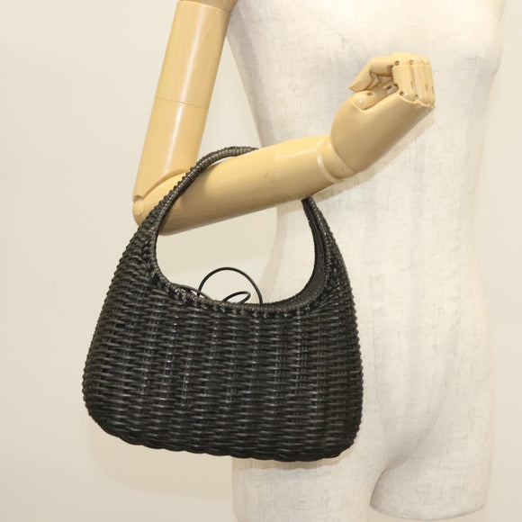 Salvatore Ferragamo Handtas Raffia Bruin Auth 139103